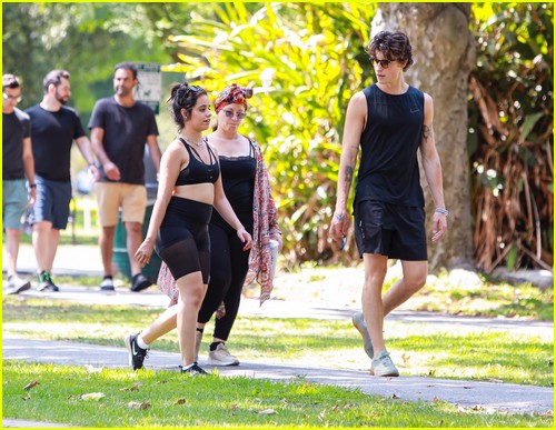 Shawn Mendes & Camila Cabello Enjoy a Walk in the Park!
