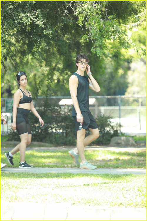 Shawn Mendes & Camila Cabello Enjoy a Walk in the Park!