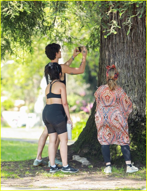 Shawn Mendes & Camila Cabello Enjoy a Walk in the Park!