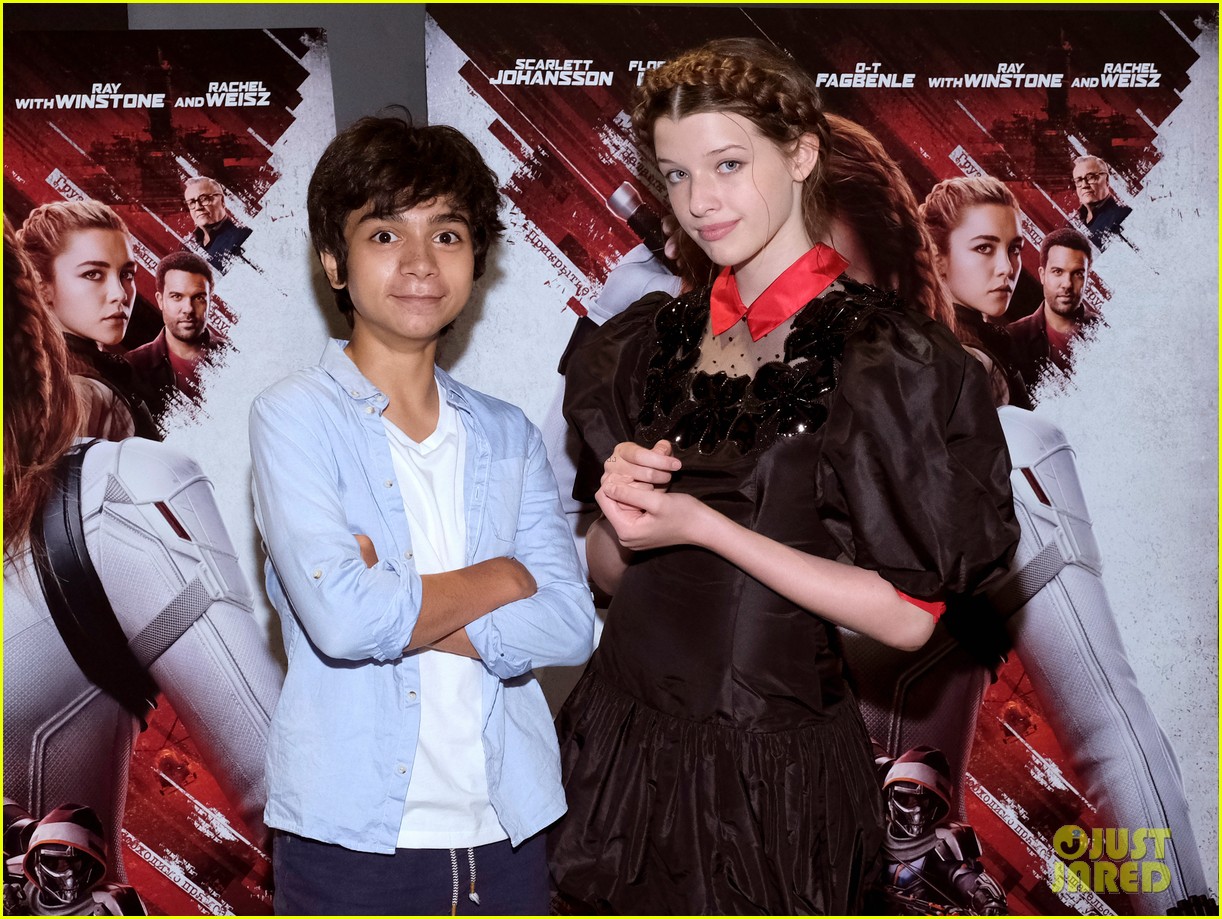 Ever Anderson Hosts 'Black Widow' Screening For 'Peter Pan & Wendy' Co-Stars!