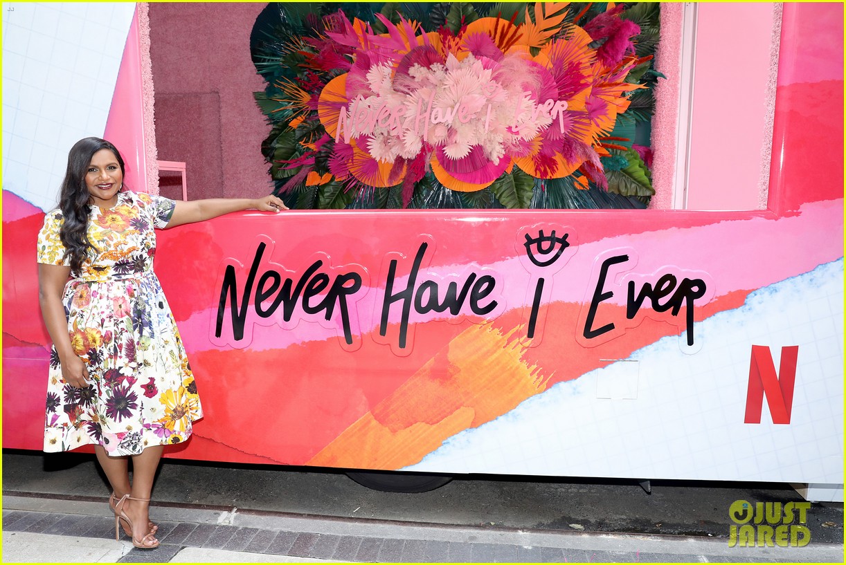 Maitreyi Ramakrishnan & Darren Barnet Buddy Up at 'Never Have I Ever' Season Two Release Party!