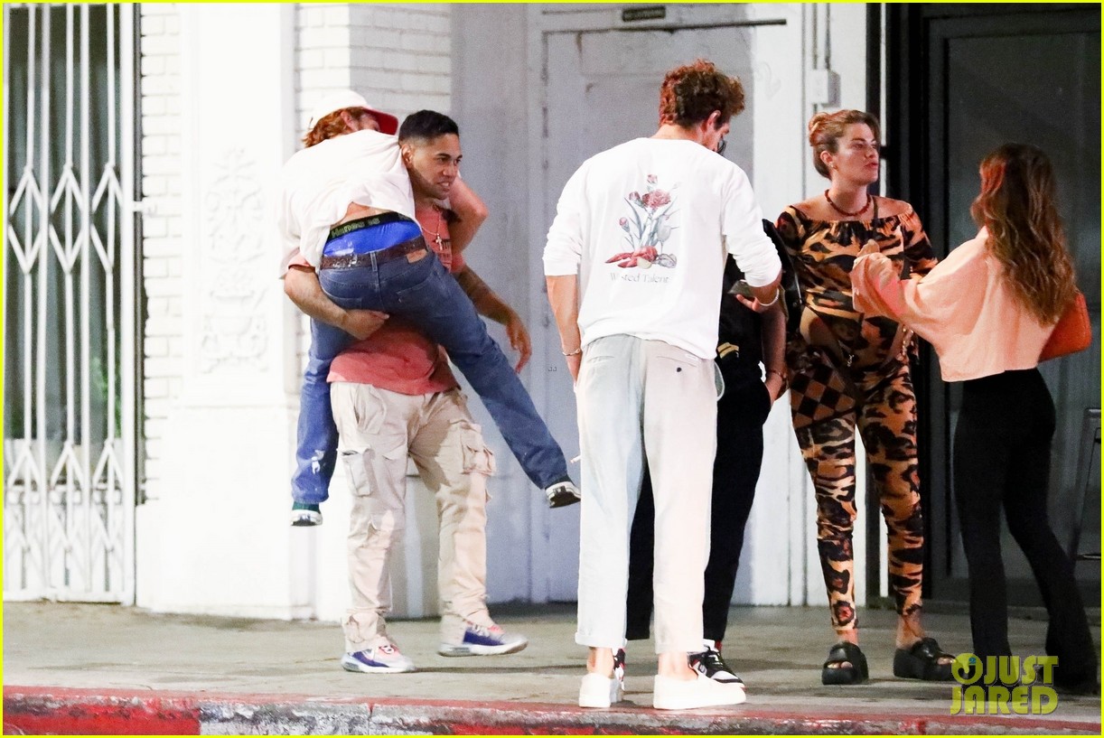 KJ Apa Steps Out For Night Out With Pregnant Girlfriend Clara Berry in LA