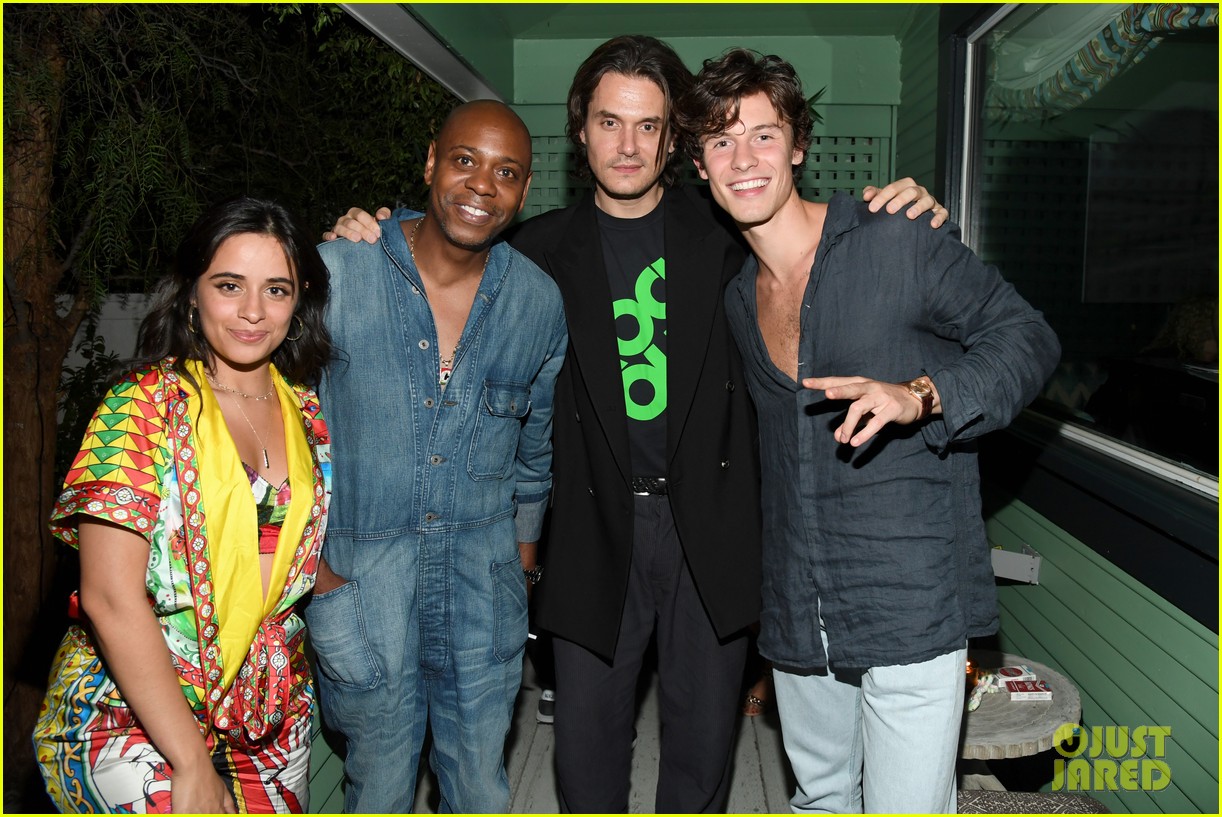 Shawn Mendes & Camila Cabello Celebrate John Mayer's New Album