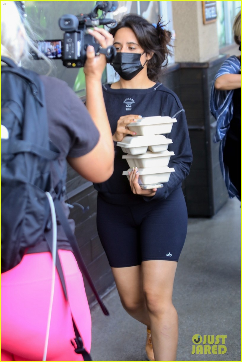 Camila Cabello & Her Mom Pick Up Lunch to Go in West Hollywood
