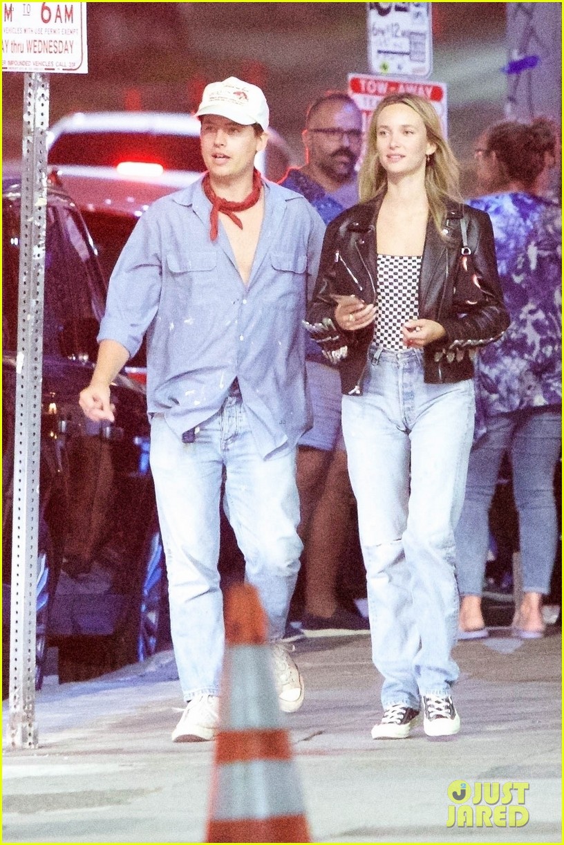 Cole Sprouse & Girlfriend Ari Fournier Grab Dinner Together in Los Feliz