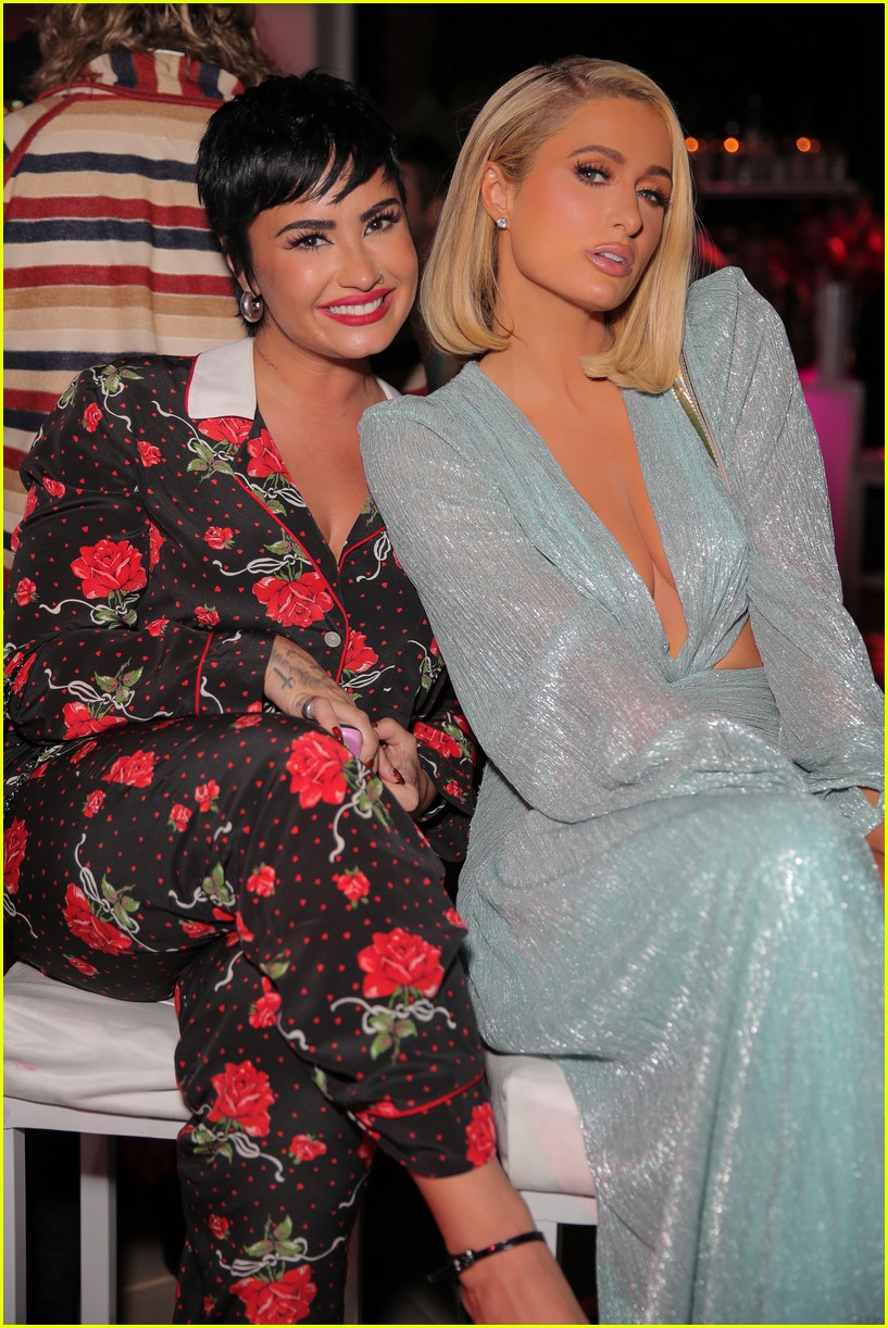 Demi Lovato & Tana Mongeau Attend Paris Hilton's 'Cooking With Paris' Screening!