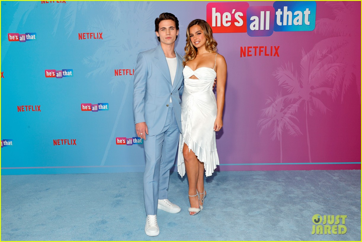 Addison Rae Stuns at 'He's All That' Premiere Alongside Tanner Buchanan!