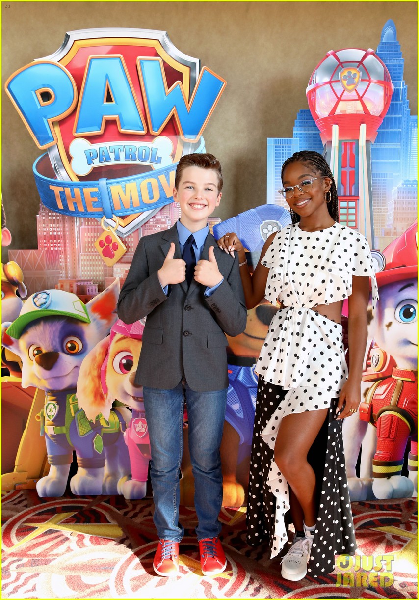 Iain Armitage & Marsai Martin Have Fun at 'Paw Patrol: The Movie' Screening