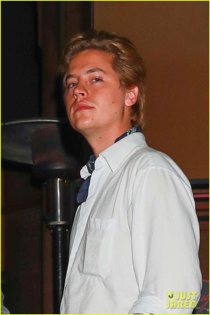 Cole Sprouse & Ari Fournier Grab Dinner Together at Craig's