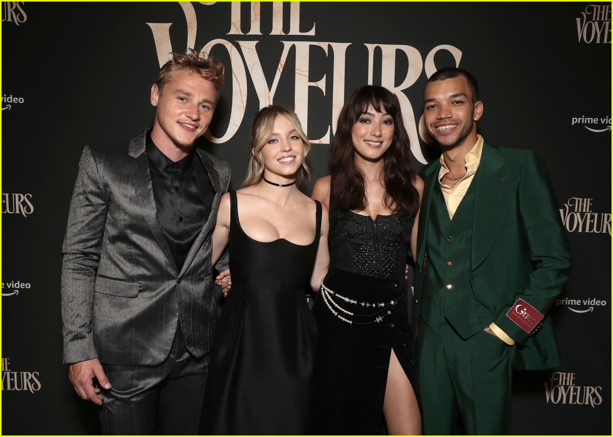 Sydney Sweeney Glams Up at 'The Voyeurs' Premiere with Justice Smith!