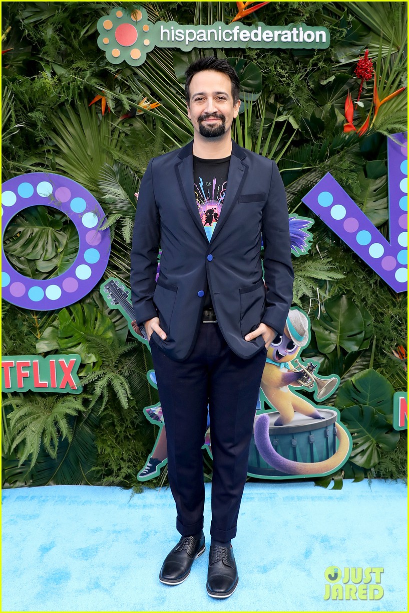 Ynairaly Simo Attends 'Vivo' Premiere Screening With Lin-Manuel Miranda