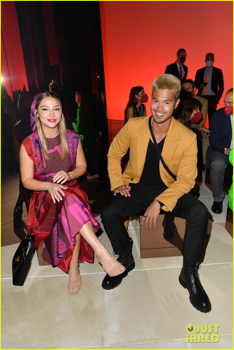 Ashley Benson & Madelyn Cline Step Out For Salvatore Ferragamo's Milan Fashion Week Show