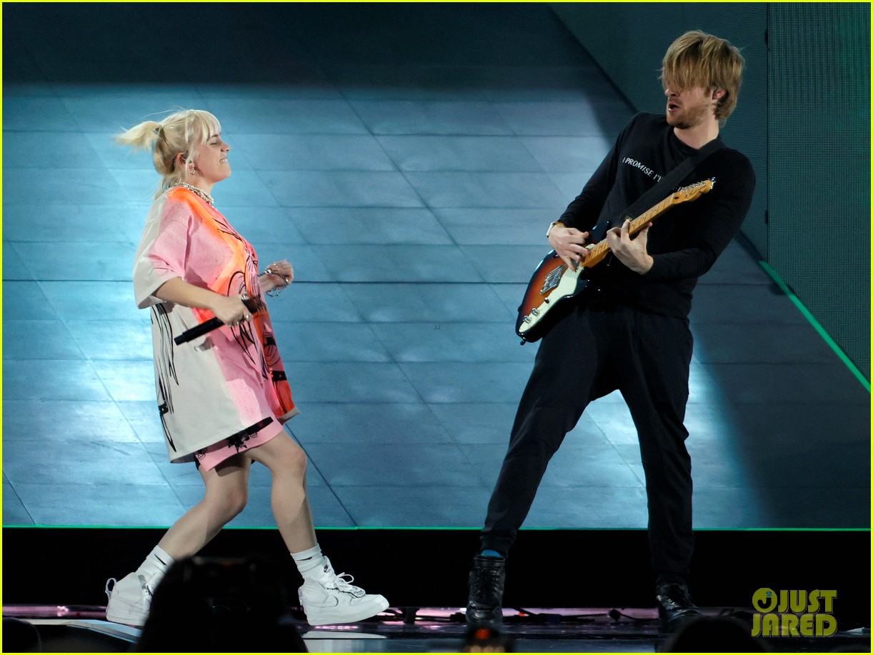 Billie Eilish Rocks Out With Finneas at iHeartRadio Music Festival 2021