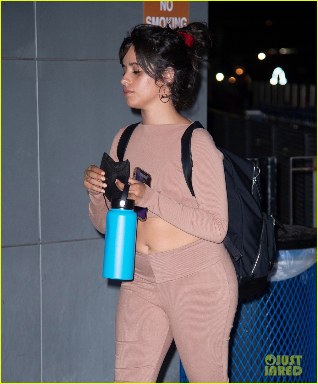 Camila Cabello Keeps It Cute In Matching Outfit While Arriving in NYC