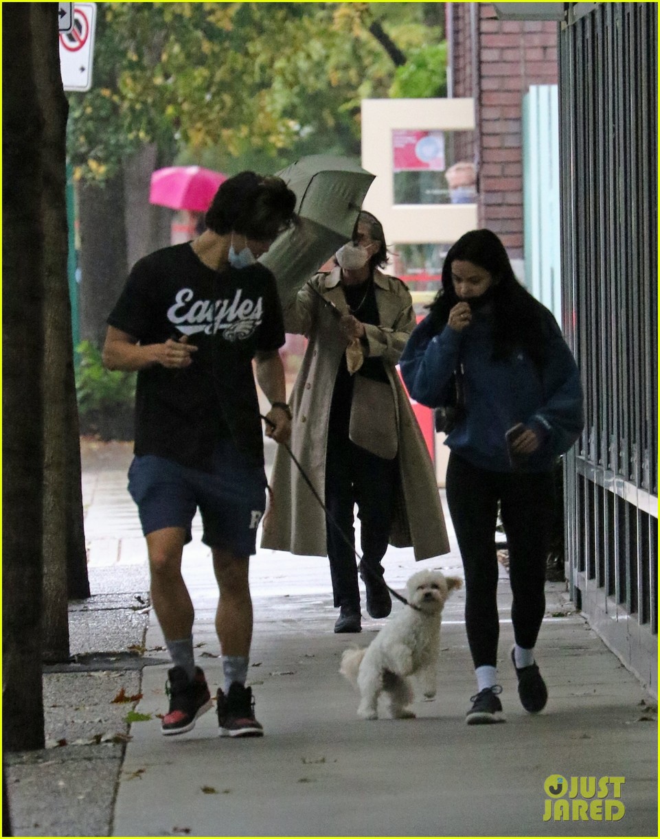 Charles Melton & Camila Mendes Take Her Dog For a Walk Together (Photos)