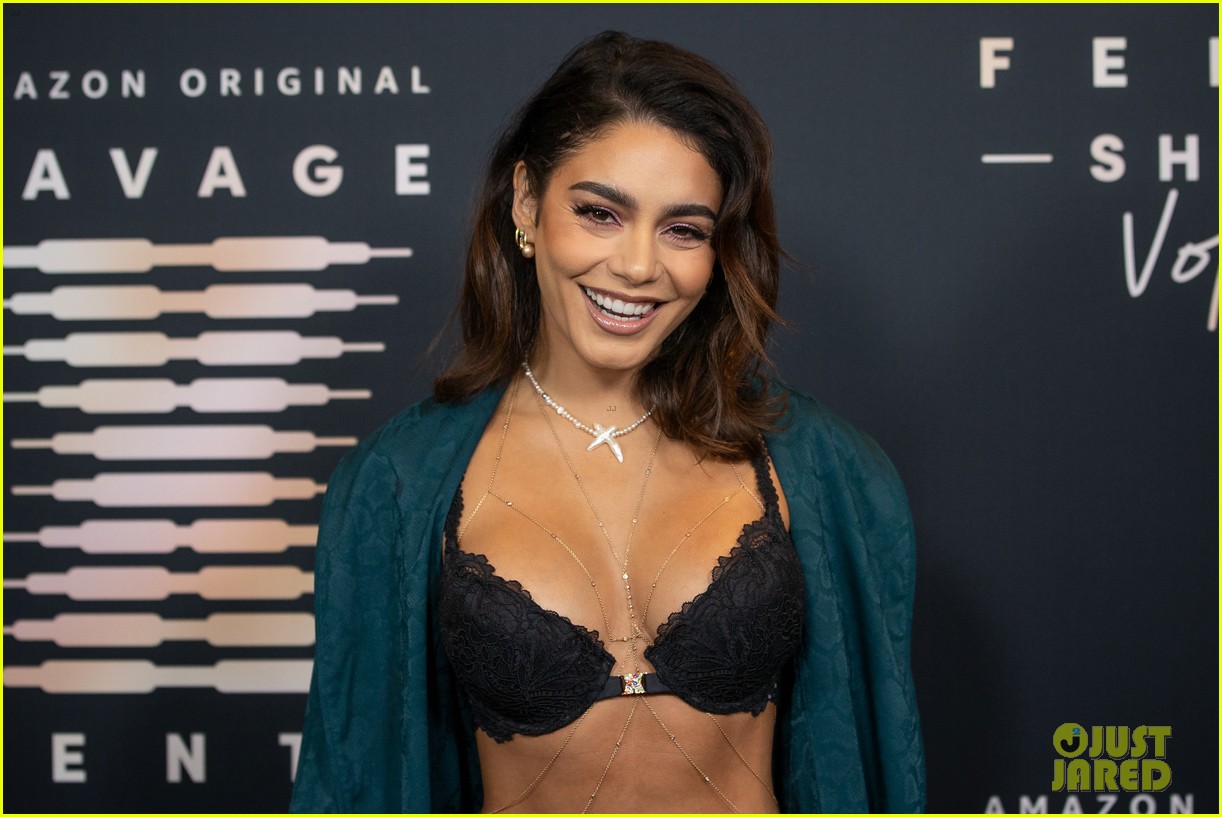 Sabrina Carpenter, Mena Massoud & Vanessa Hudgens Step Out For 'Savage x Fenty Vol 3'