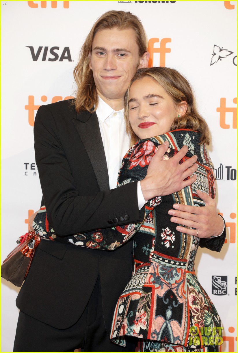 Haley Lu Richardson Joins Owen Teague at 'Montana Story' Premiere in Toronto