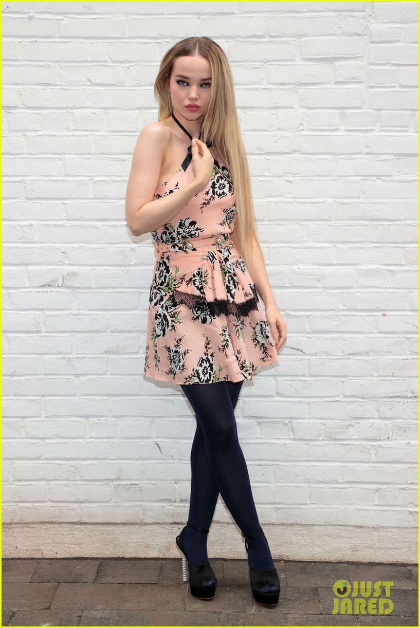 Dove Cameron Joins Halle Bailey For Rodarte's Presentation During NYFW