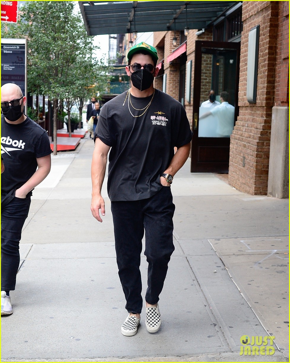 Nick & Joe Jonas Step Out Separately in New York City