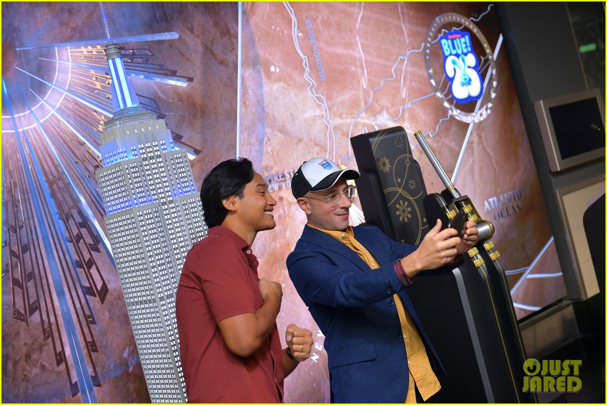 Josh Dela Cruz & Steve Burns Celebrate 'Blue's Clues' 25th Anniversary at Empire State Building After Emotional Viral Video