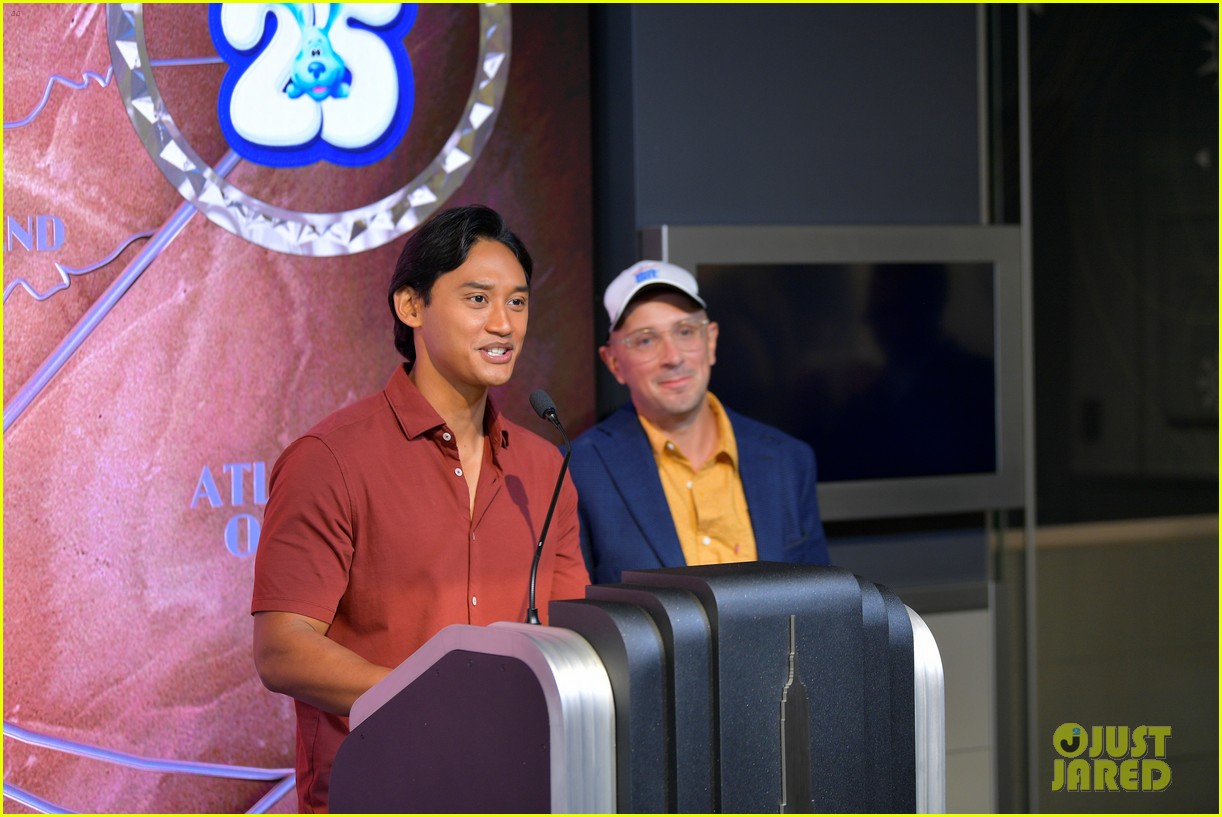 Josh Dela Cruz & Steve Burns Celebrate 'Blue's Clues' 25th Anniversary at Empire State Building After Emotional Viral Video