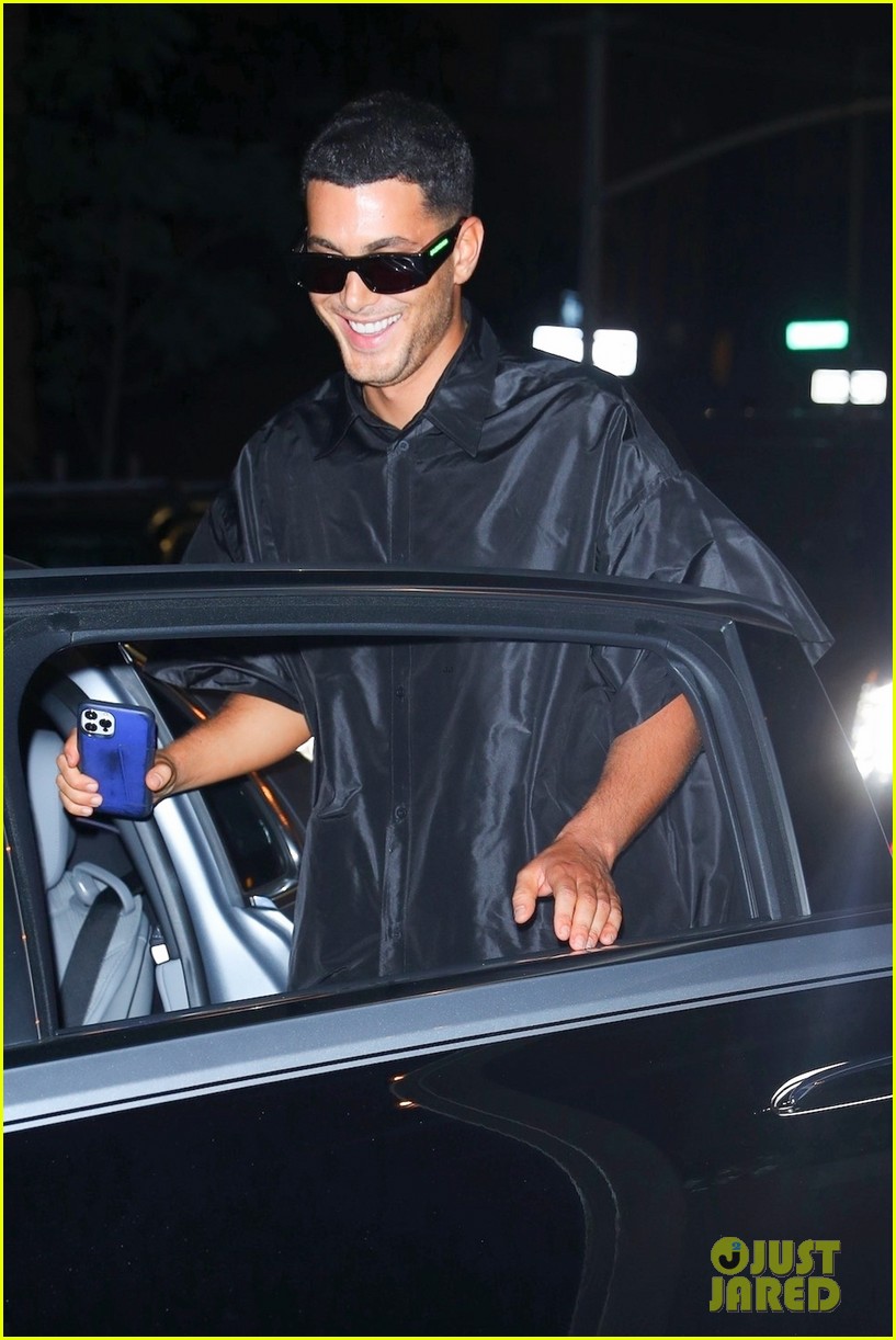Kendall Jenner Wears a Black Mini-Dress for NYC Night Out with Devin Booker