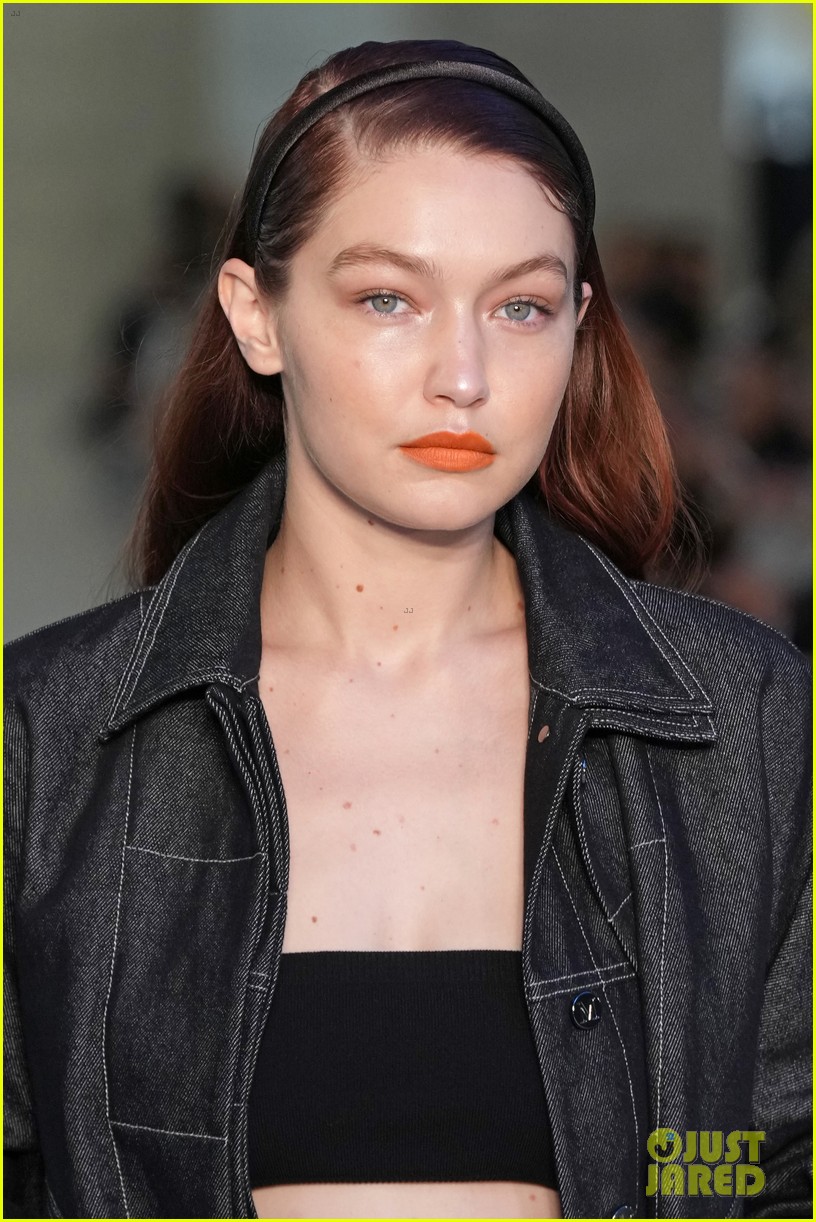 TikTok Star Khaby Lame Makes Runway Debut In Boss Milan Fashion Week Show with Gigi Hadid
