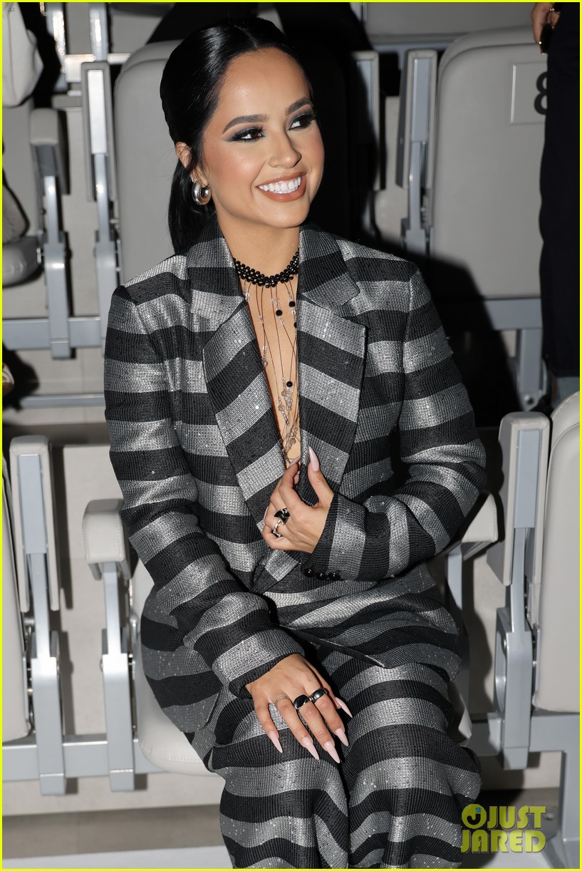 Niall Horan, Becky G & Jonah Hauer-King Sit Front Row at Emporio Armani In Milan