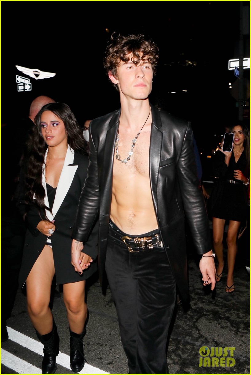 Shawn Mendes & Camila Cabello Hold Hands As They Head to a Met Gala 2021 After Party