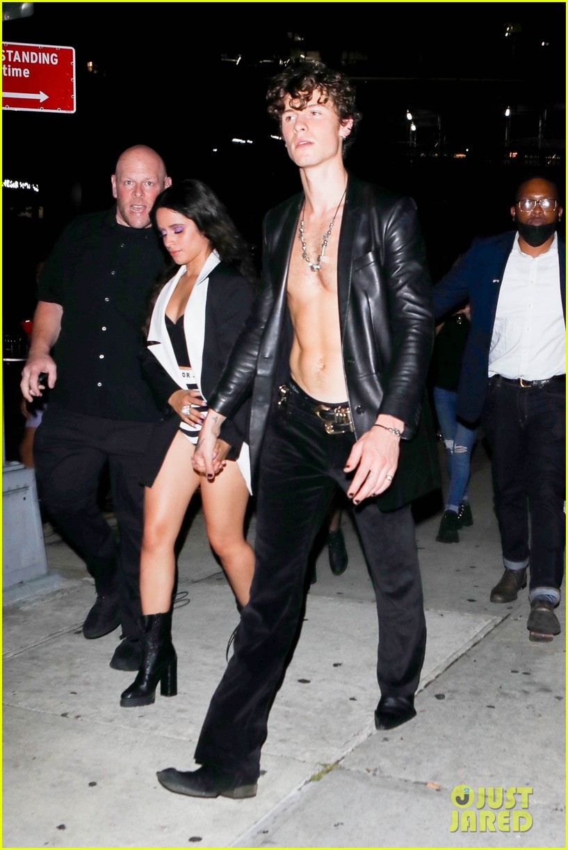 Shawn Mendes & Camila Cabello Hold Hands As They Head to a Met Gala 2021 After Party