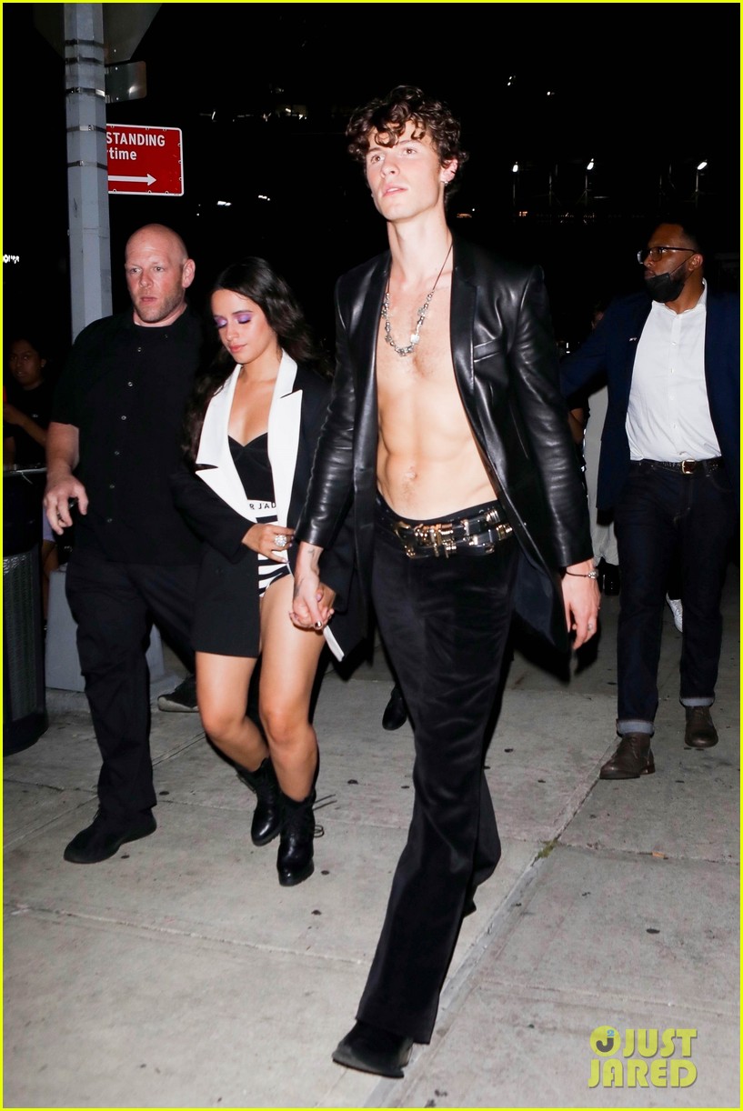 Shawn Mendes & Camila Cabello Hold Hands As They Head to a Met Gala 2021 After Party