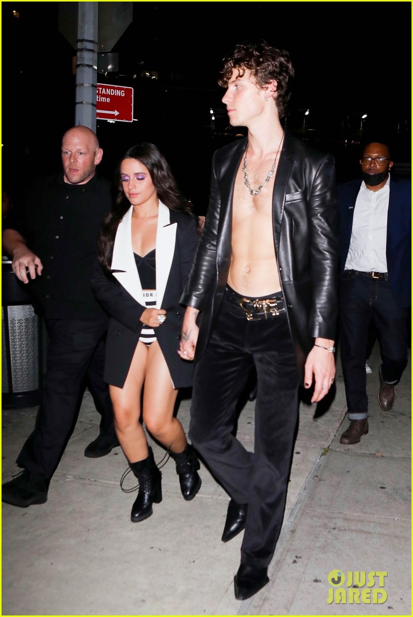 Shawn Mendes & Camila Cabello Hold Hands As They Head to a Met Gala 2021 After Party