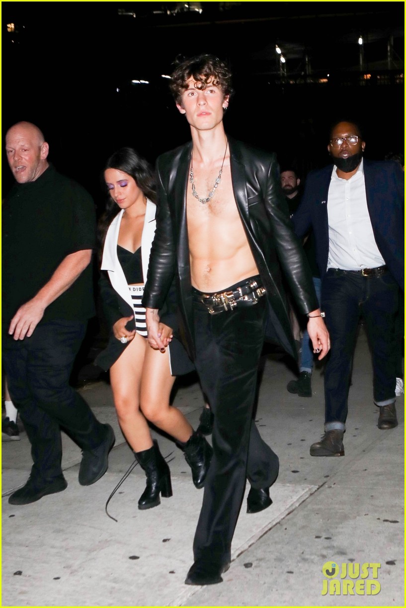 Shawn Mendes & Camila Cabello Hold Hands As They Head to a Met Gala 2021 After Party