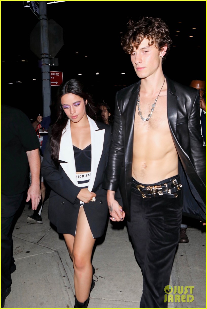 Shawn Mendes & Camila Cabello Hold Hands As They Head to a Met Gala 2021 After Party