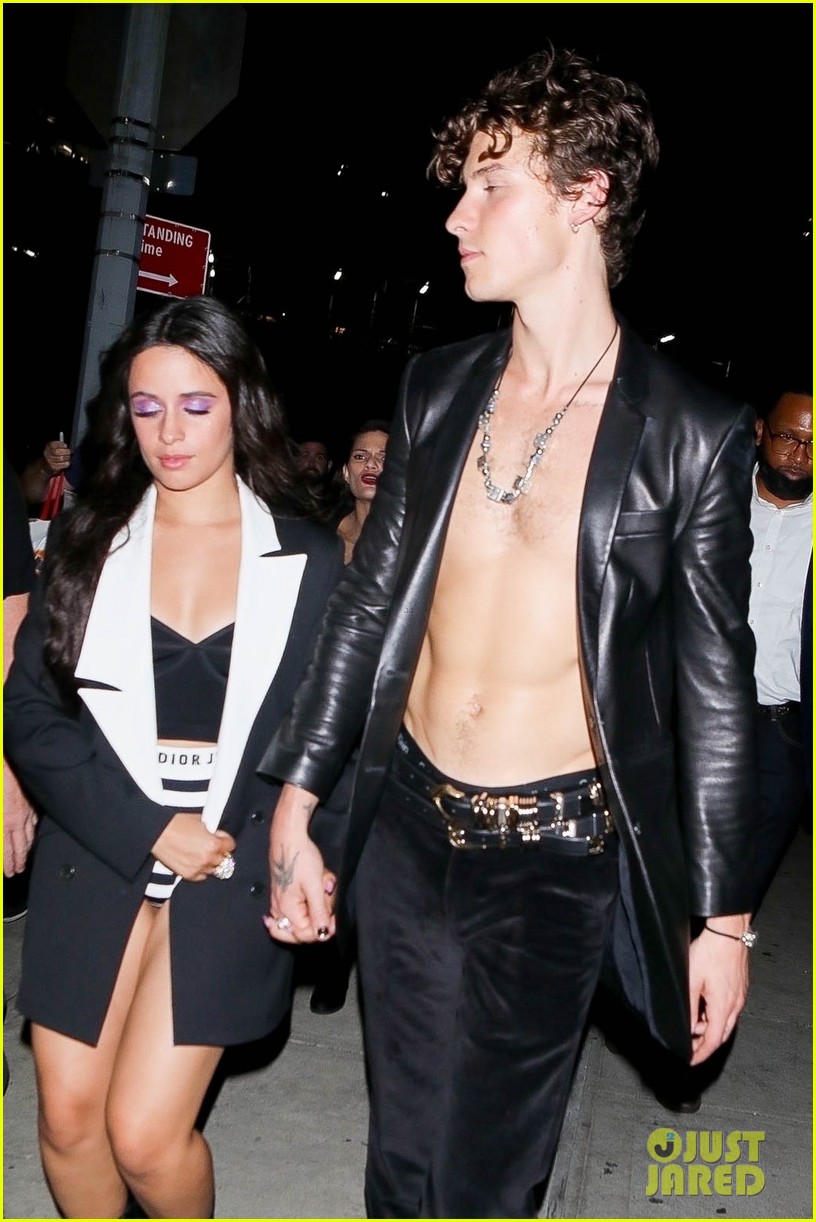 Shawn Mendes & Camila Cabello Hold Hands As They Head to a Met Gala 2021 After Party