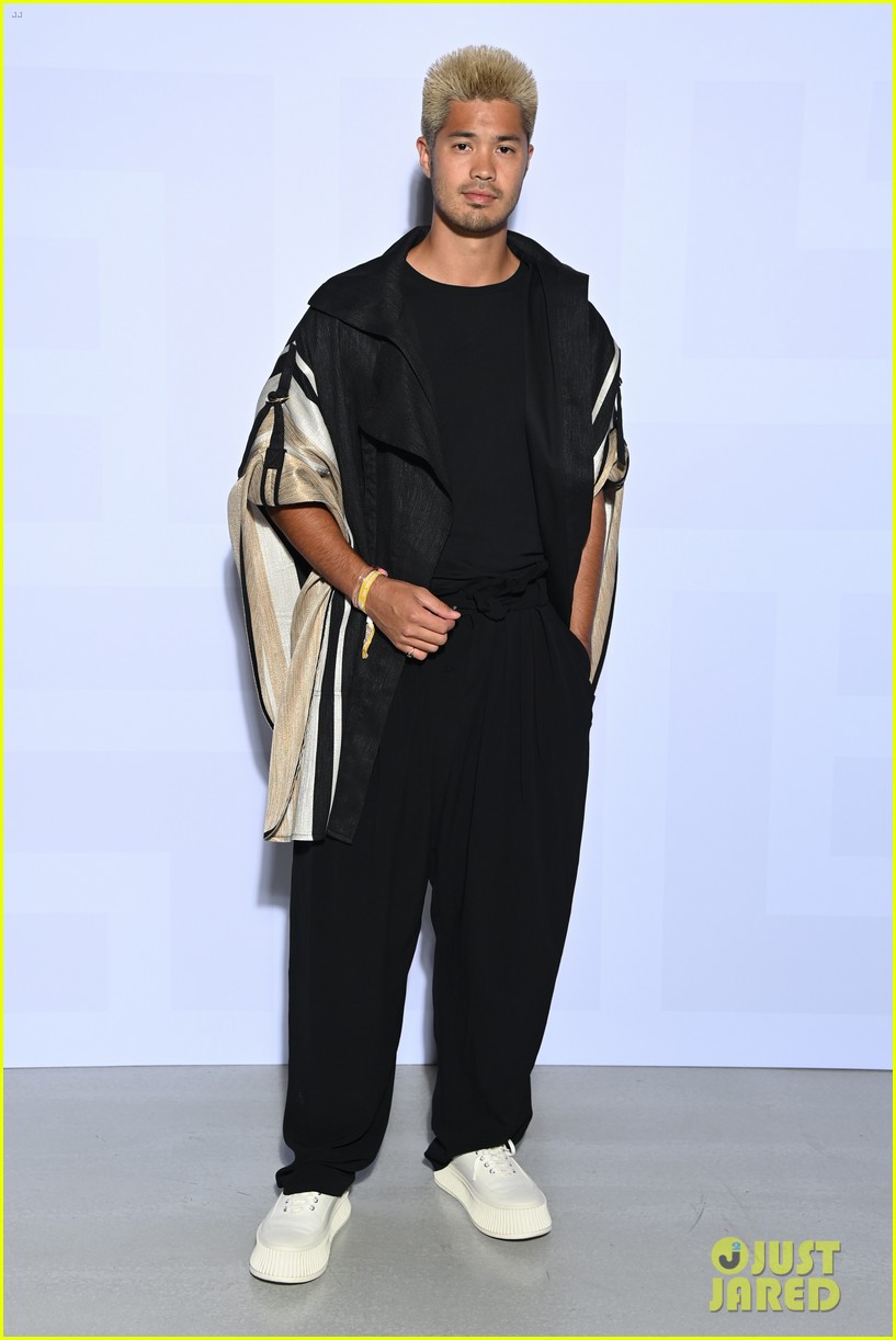 Tommy Dorfman & Noah Beck Step Out For Balmain Festival at Paris Fashion Week
