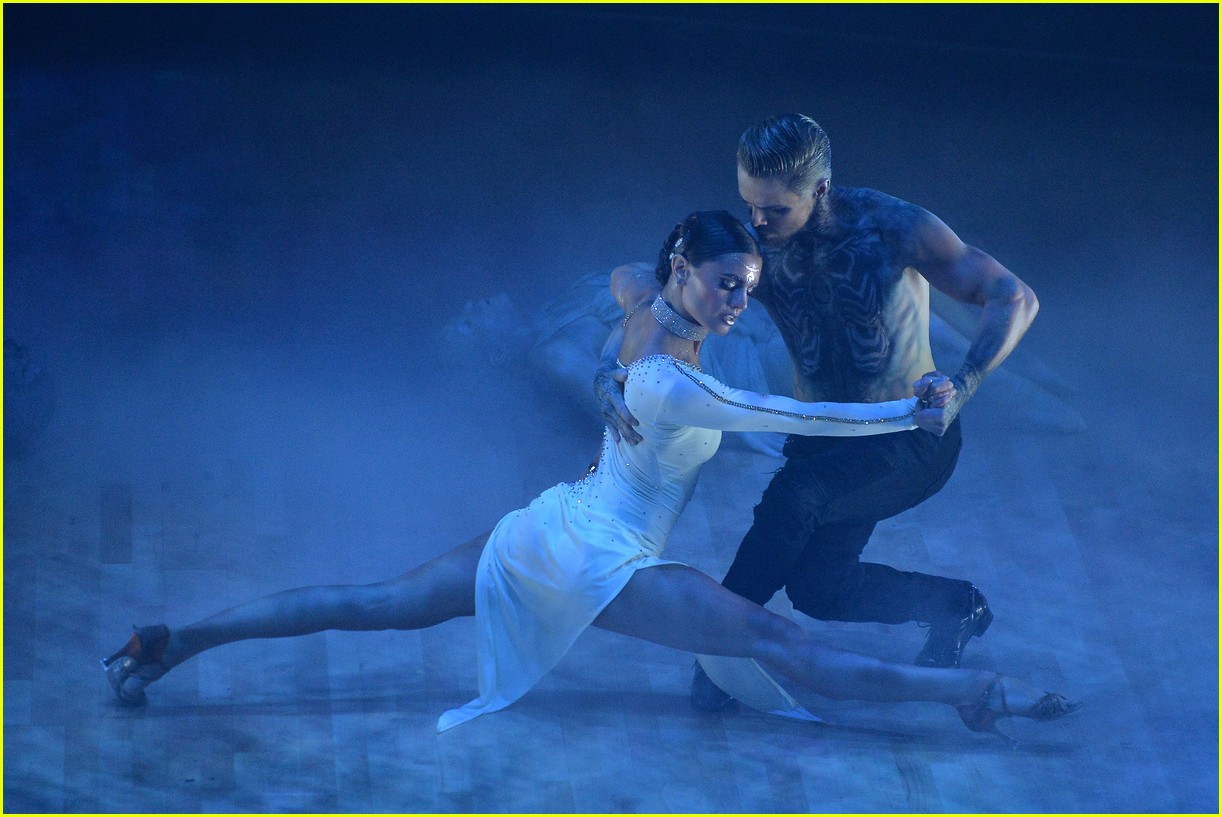 Derek Hough & Hayley Erbert Dance a Tango On 'Dancing With The Stars' Horror Night - Watch Now!