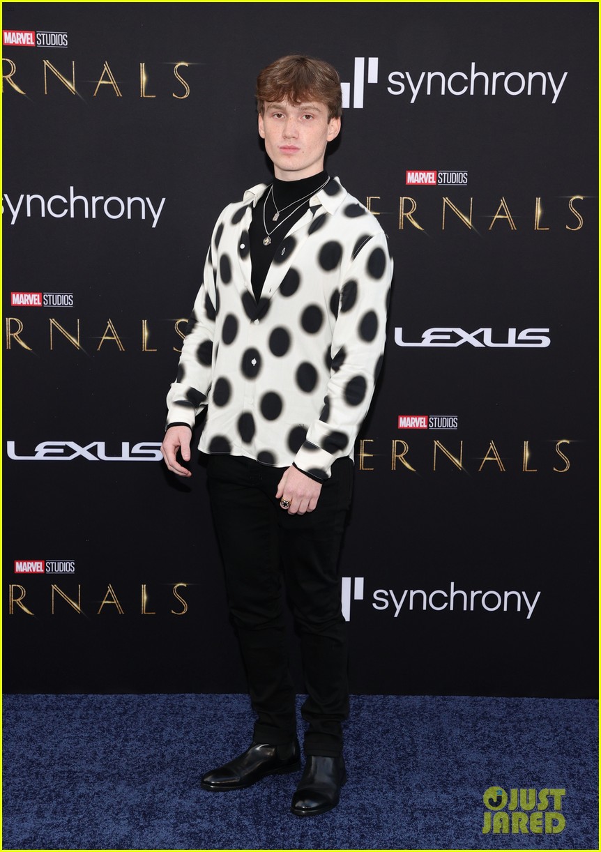 Marvel Stars Lia McHugh, Aramis Knight & Matt Lintz Attend 'Eternals' Premiere