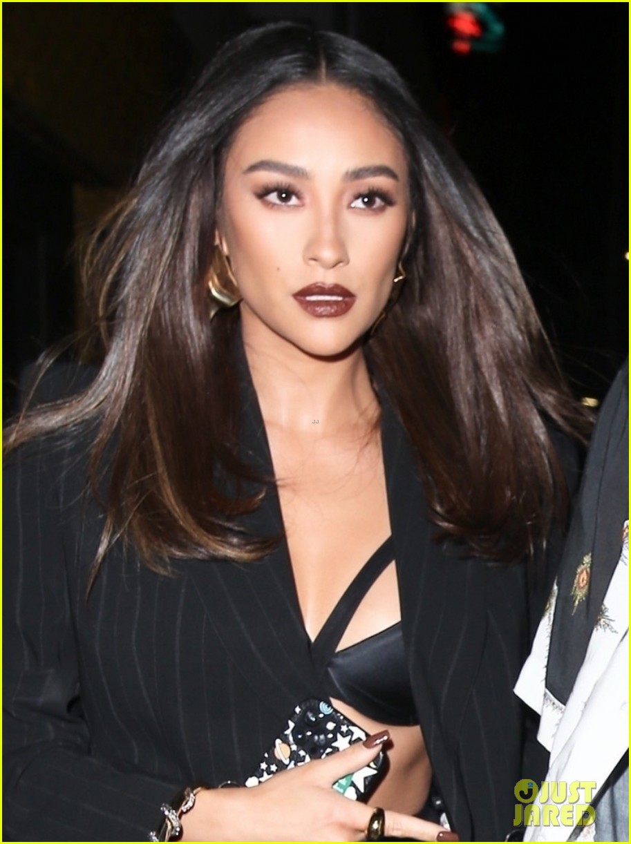 Shay Mitchell & Matte Babel Step Out For Drake's Birthday Party!
