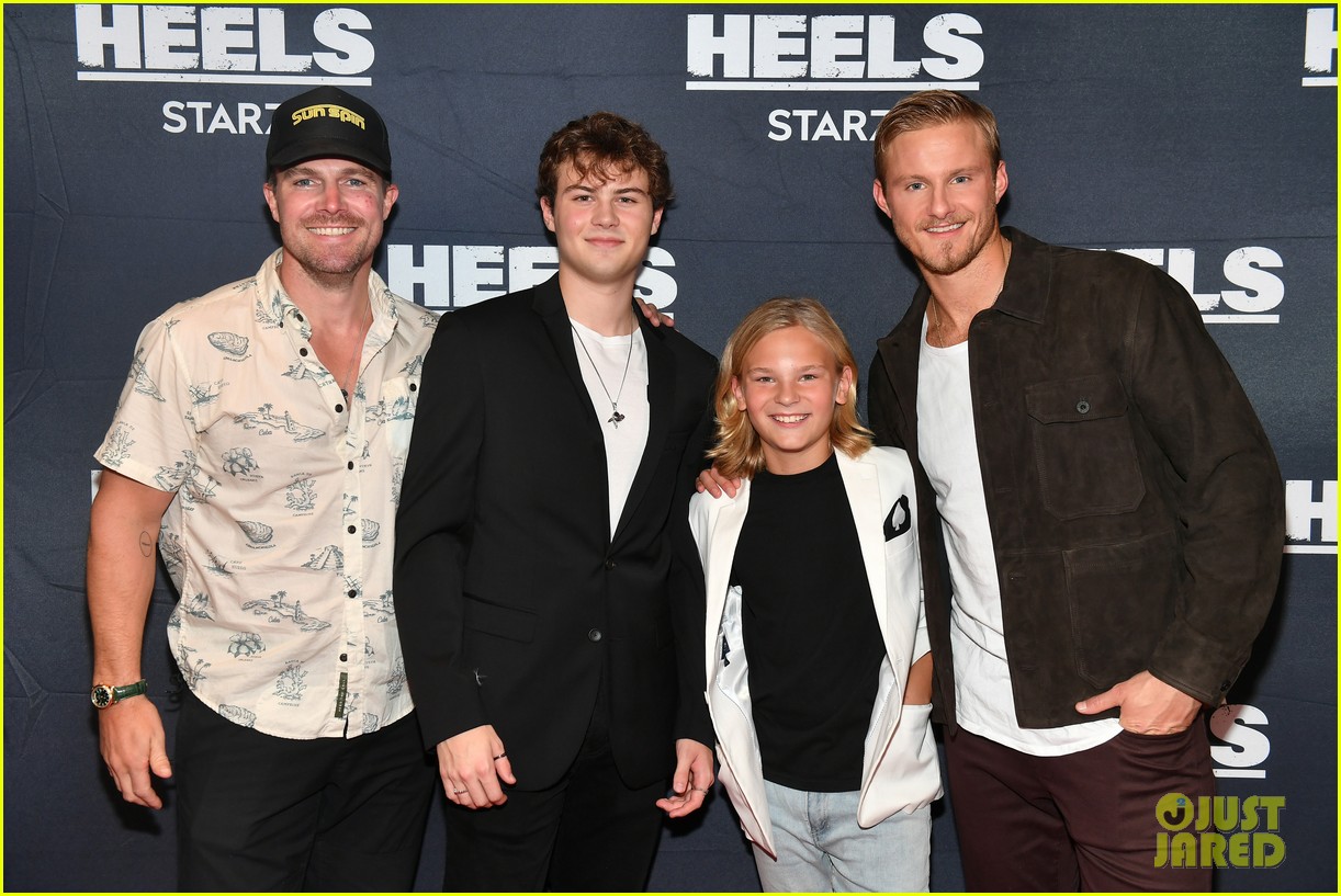 Stephen Amell & Alexander Ludwig Pose With Younger Selves at 'Heels' Season Finale Screening