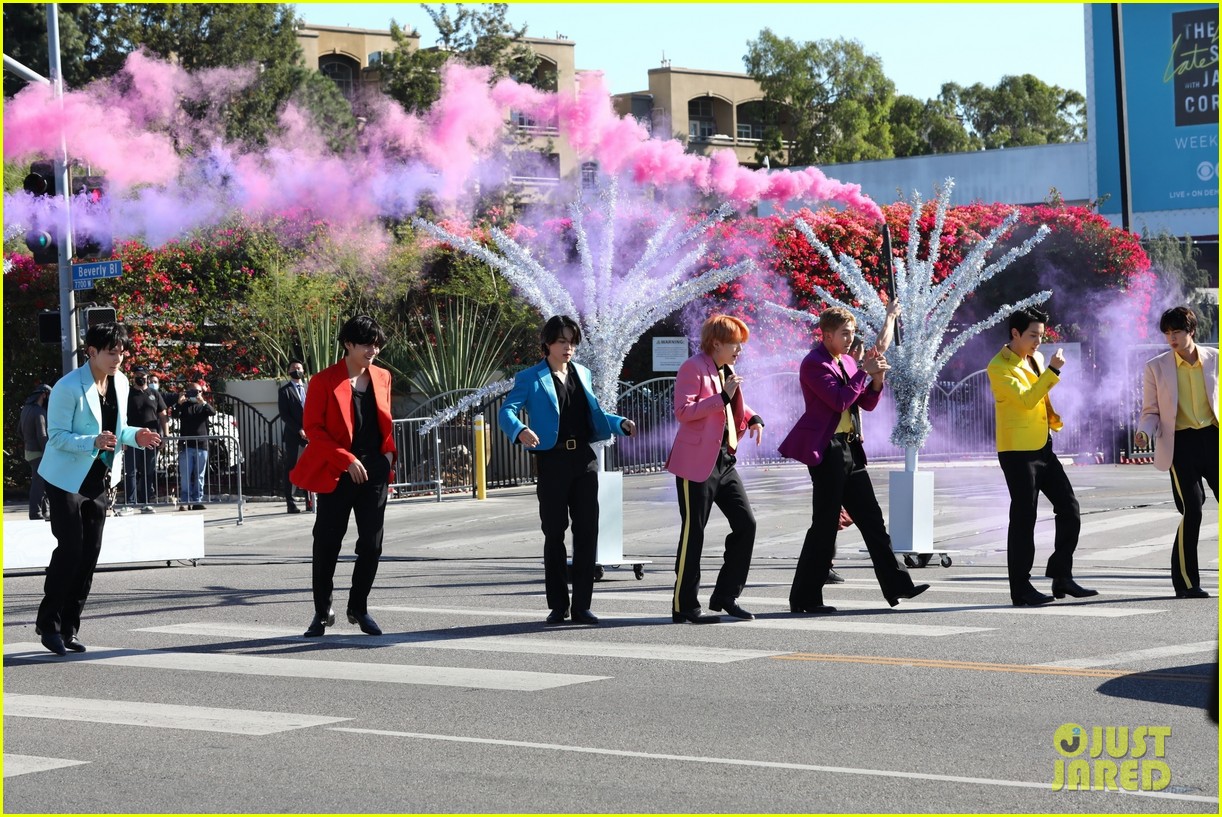 We Have the Photos from BTS' Crosswalk Concert with James Corden!!!