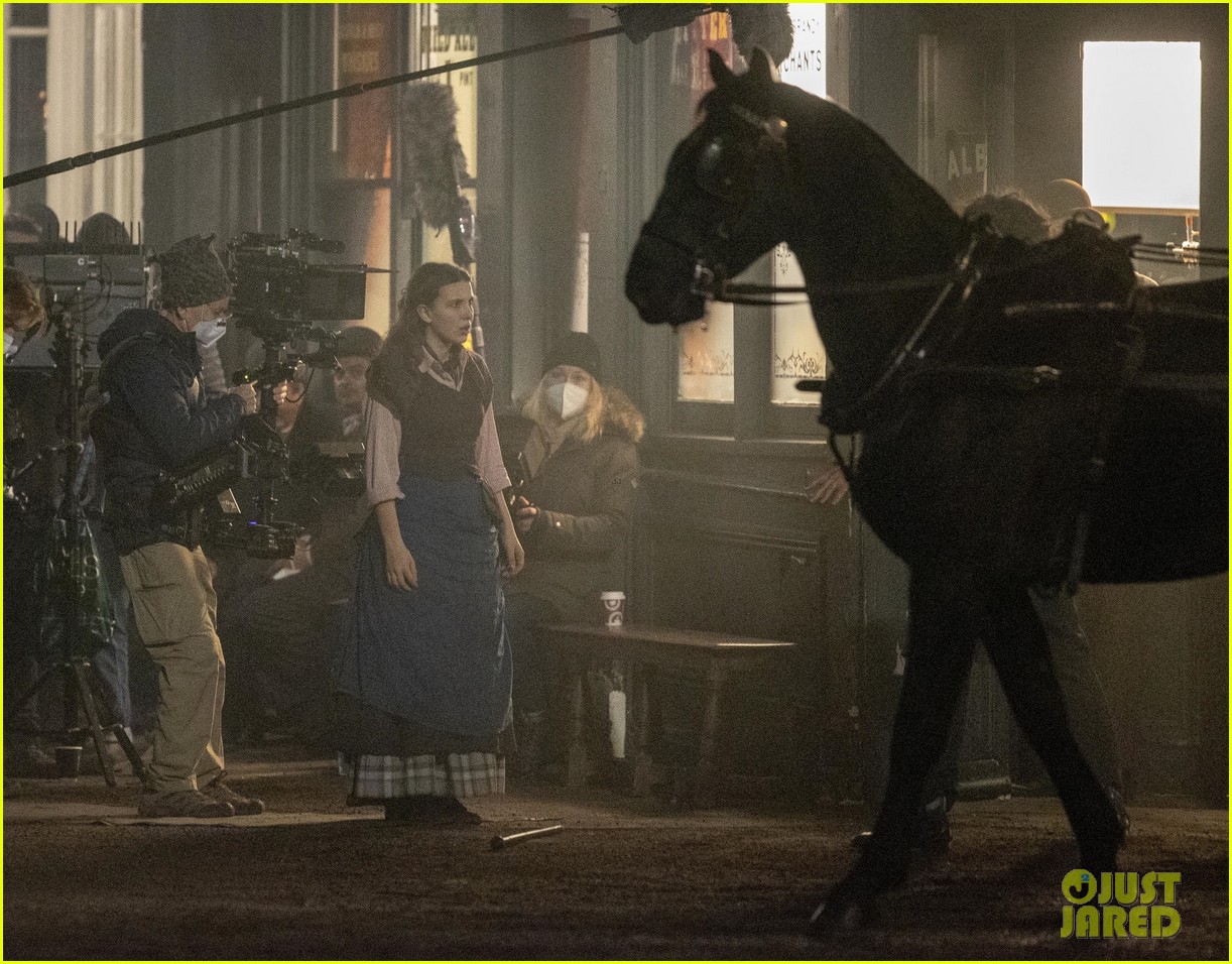 Millie Bobby Brown Spotted Filming 'Enola Holmes' Sequel With Henry Cavill!