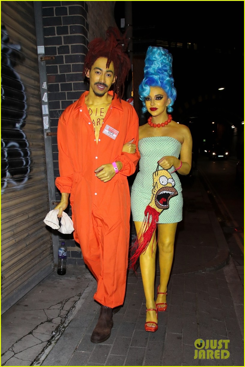 Jade Thirlwall Delivers Amazing Marge Simpson Costume For Halloween!