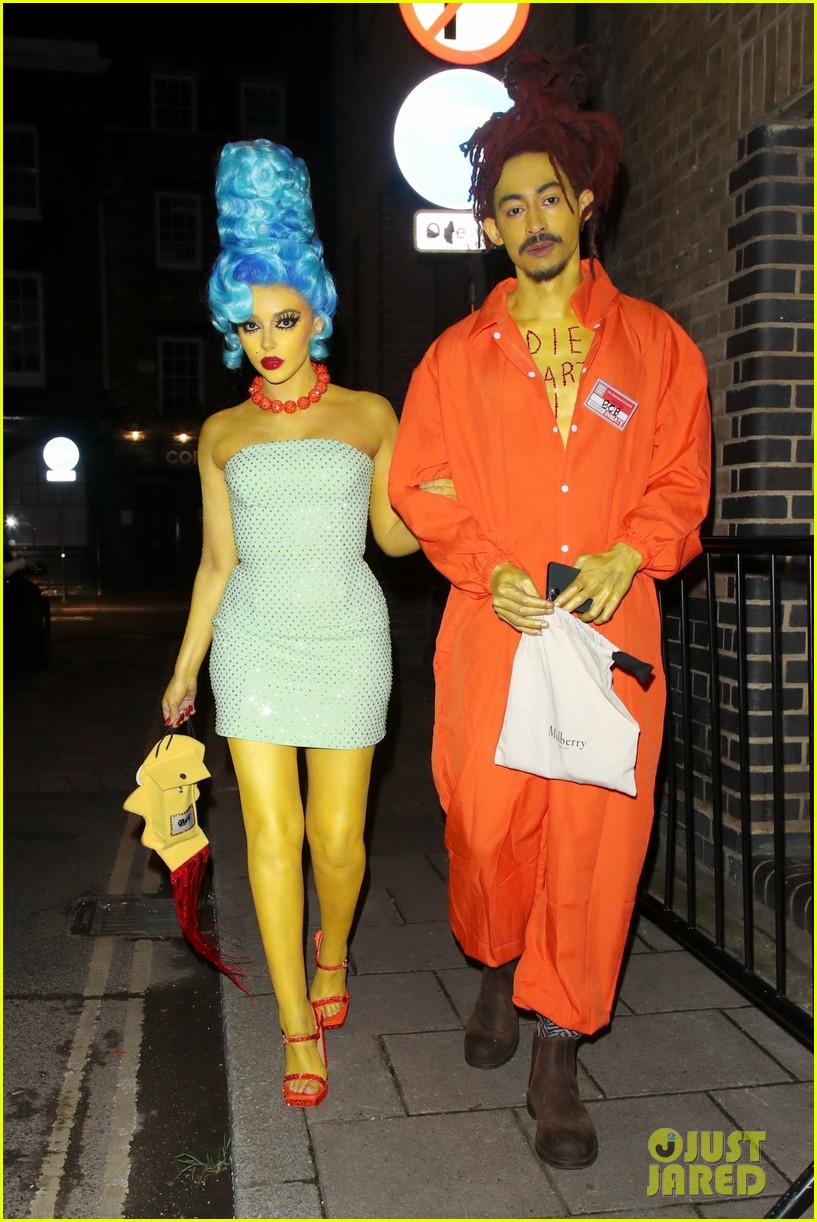 Jade Thirlwall Delivers Amazing Marge Simpson Costume For Halloween!