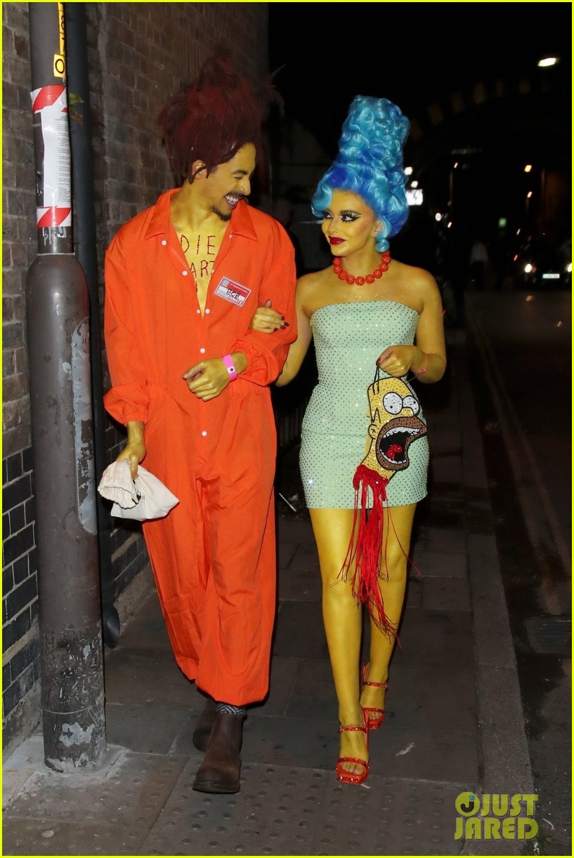 Jade Thirlwall Delivers Amazing Marge Simpson Costume For Halloween!