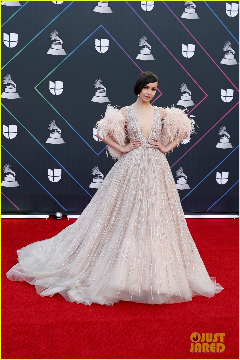Becky G, Sofia Carson & Bella Thorne Attend Latin Grammys 2021