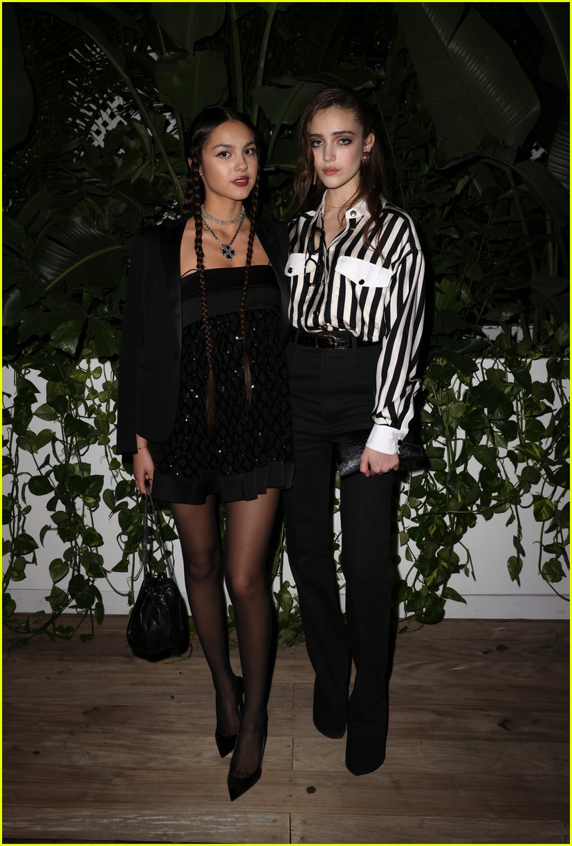 Olivia Rodrigo Reunites With Talia Ryder at Saint Laurent's Art Basel Dinner