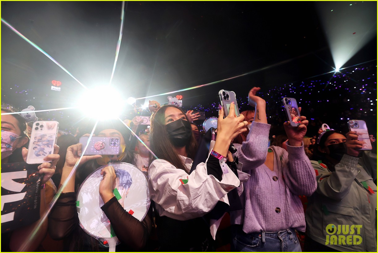 BTS Member Jin Celebrates His Birthday at Jingle Ball 2021 - See the Pics!