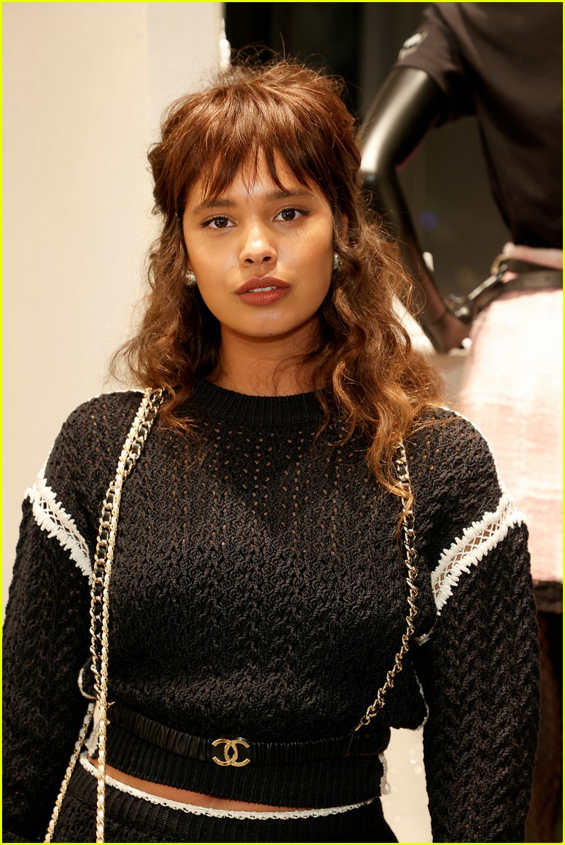 Camila Mendes & Alisha Boe Reunite at Chanel Party In Miami!