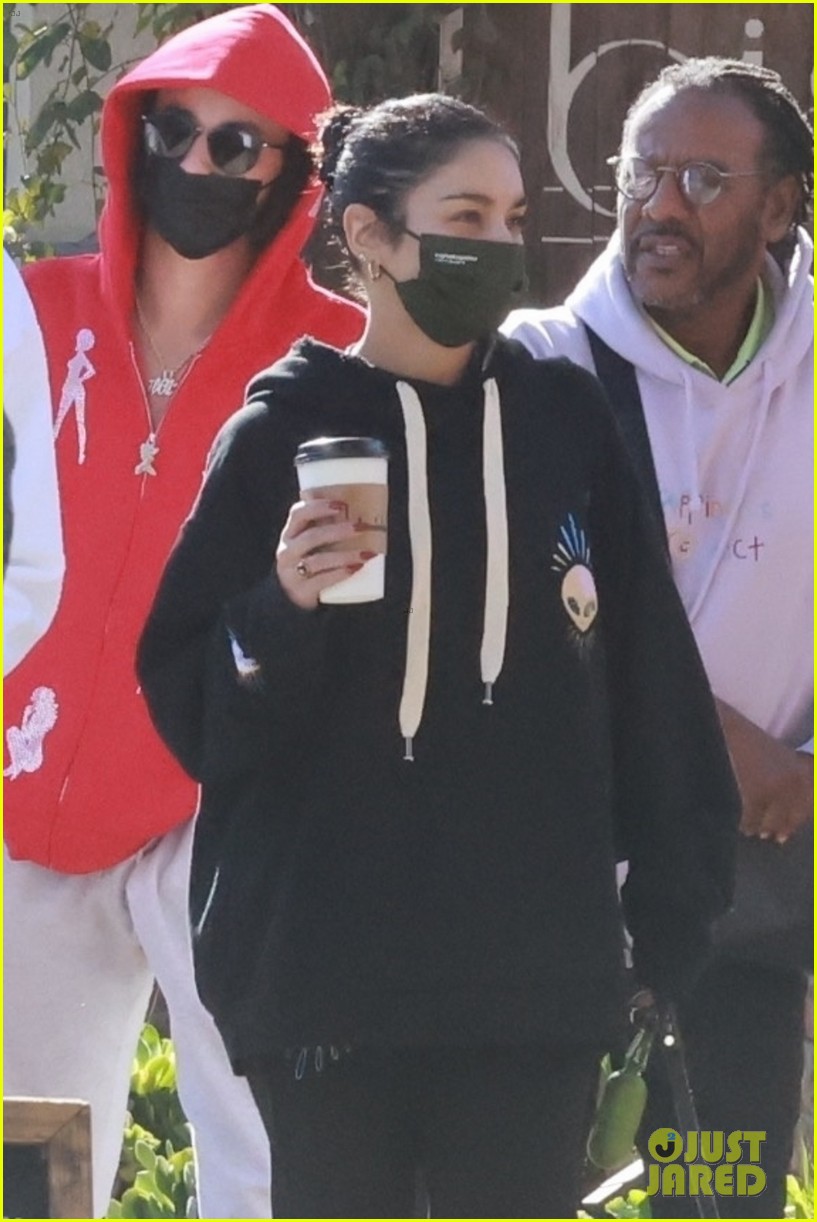 Vanessa Hudgens & Boyfriend Cole Tucker Grab Lunch with Friends in Los Feliz
